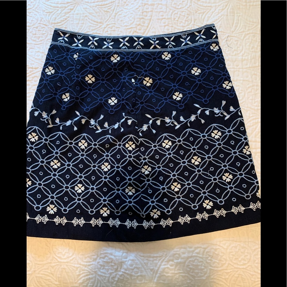 Embroidered skirt